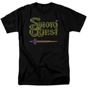 Atari 8 Bit Sword Adult 181 T-Shirt Black